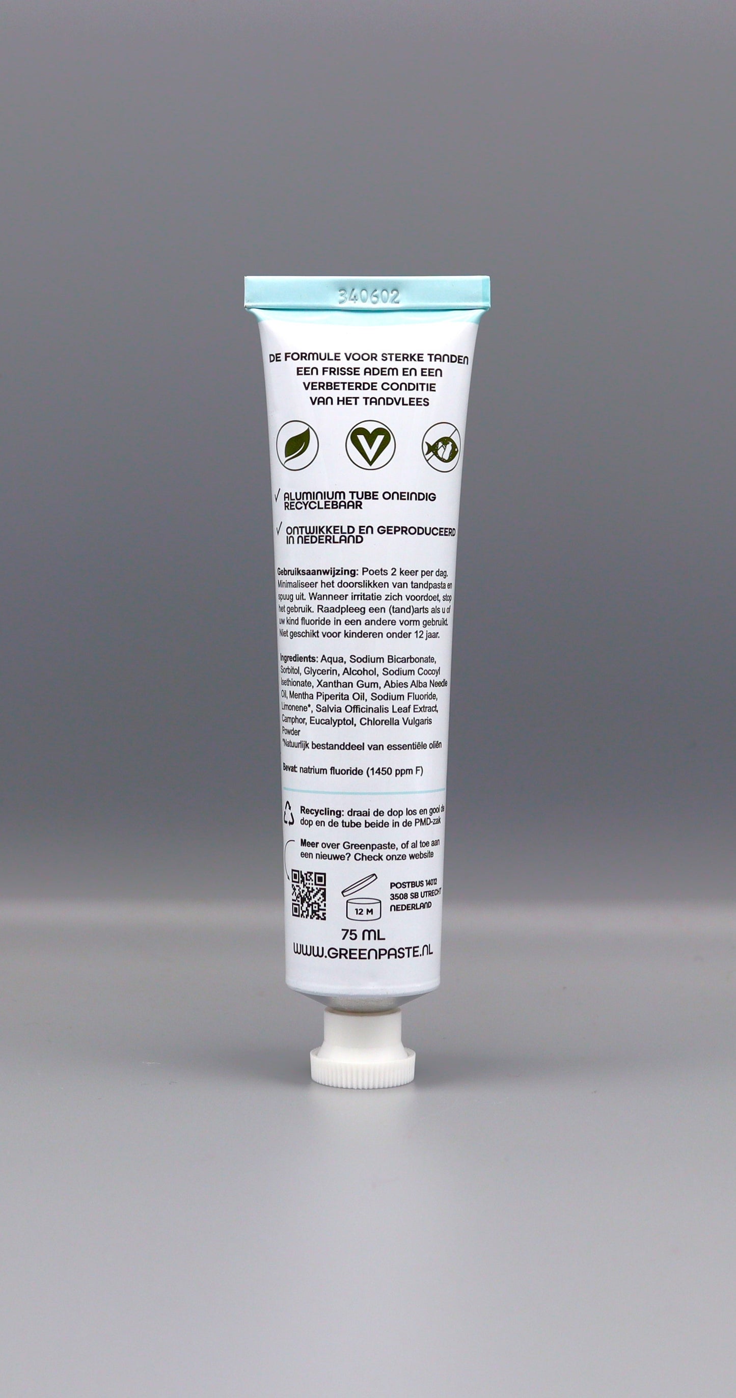 Plantextract zoute smaak met tongschraper & tandenborstel - Gratis verzending