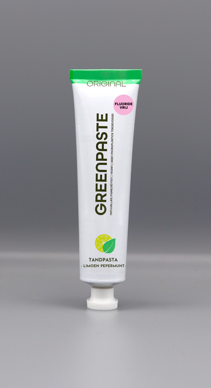 Original Limoen Pepermunt Fluoride Vrije Tandpasta