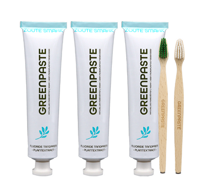 Zoute smaak plantextract met tandenborstels - Gratis verzending