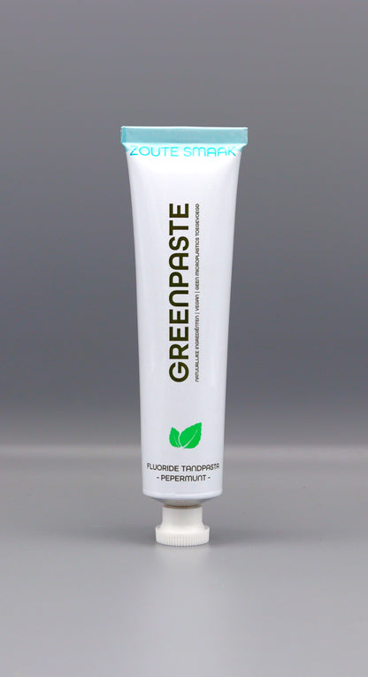 Zoute tandpasta pepermunt met baking soda en fluoride - Greenpaste